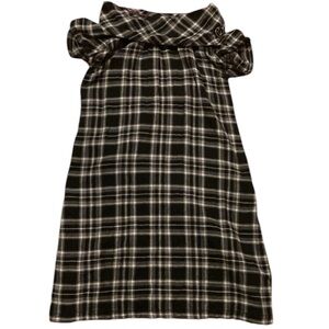 TOM TAILOR💫 Women’s Black/White Plaid Collar Dress